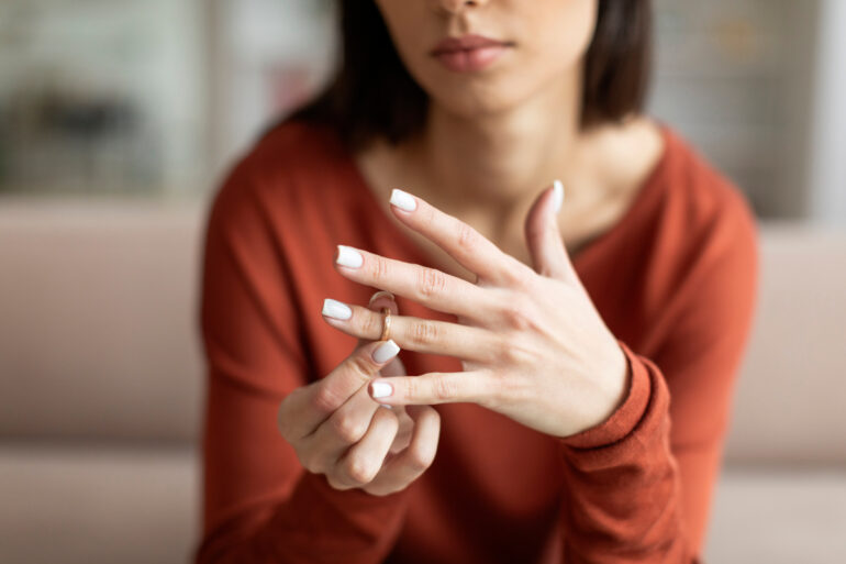 bague coincée